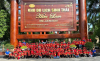 Học sinh Trường PTDTBT Tiểu học số 1 Na Sang hào hứng tham gia chuyến trải nghiệm về nguồn tại các di tích lịch sử Điện Biên Phủ
